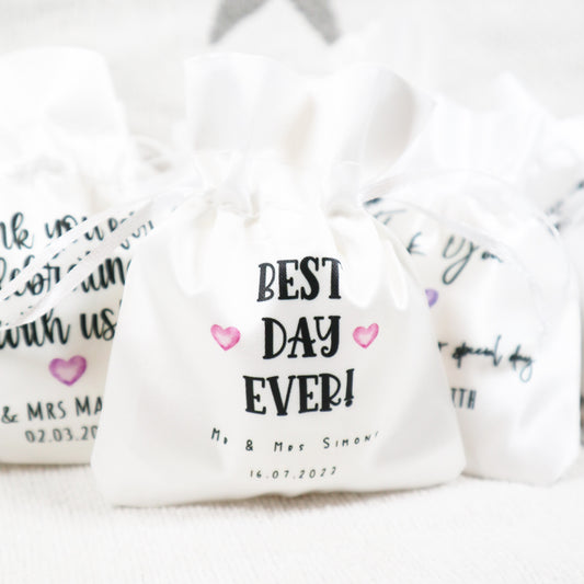 "Best Day Ever" - Wedding Favour Gift Bags
