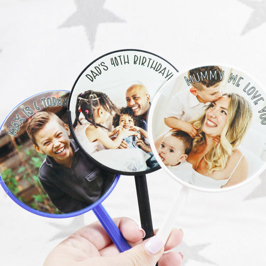 Personalised Photo Cake Topper