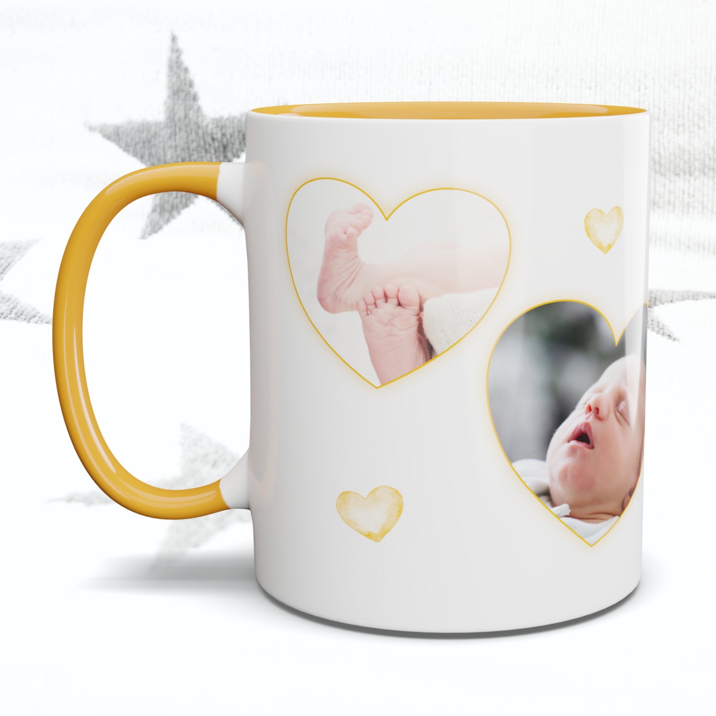 4 Hearts Photo Mug