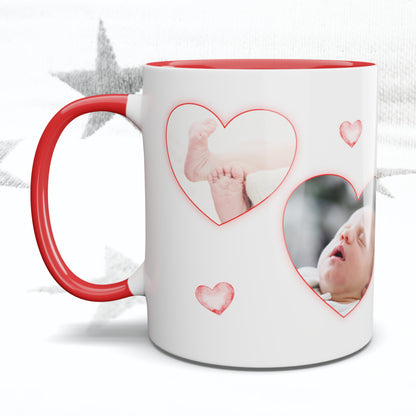 4 Hearts Photo Mug