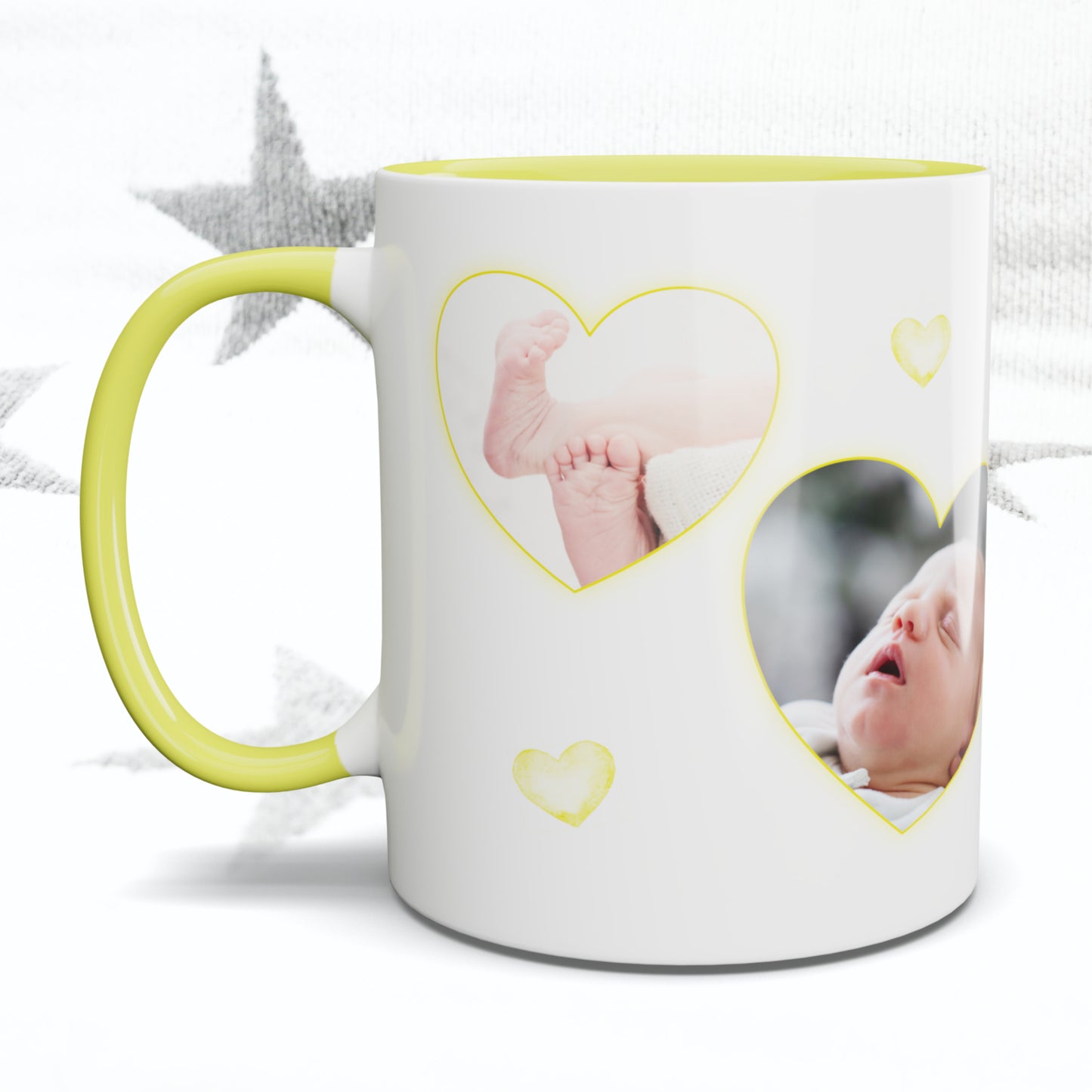 4 Hearts Photo Mug