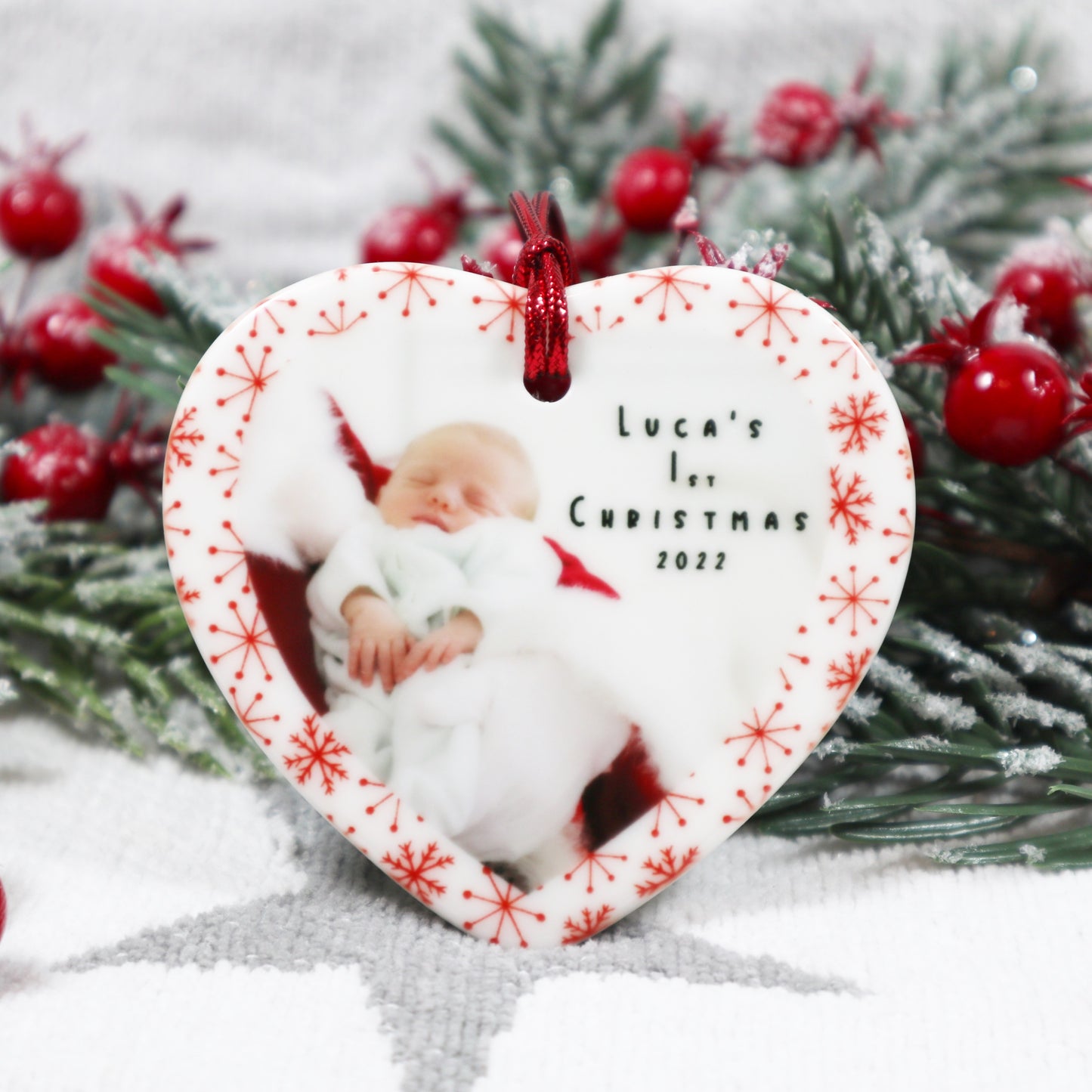 "Baby's 1st Christmas" Christmas Bauble