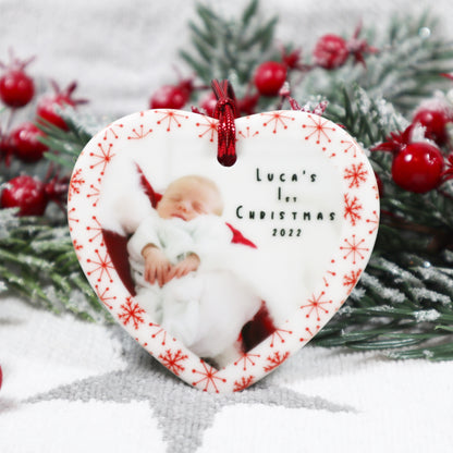 "Baby's 1st Christmas" Christmas Bauble