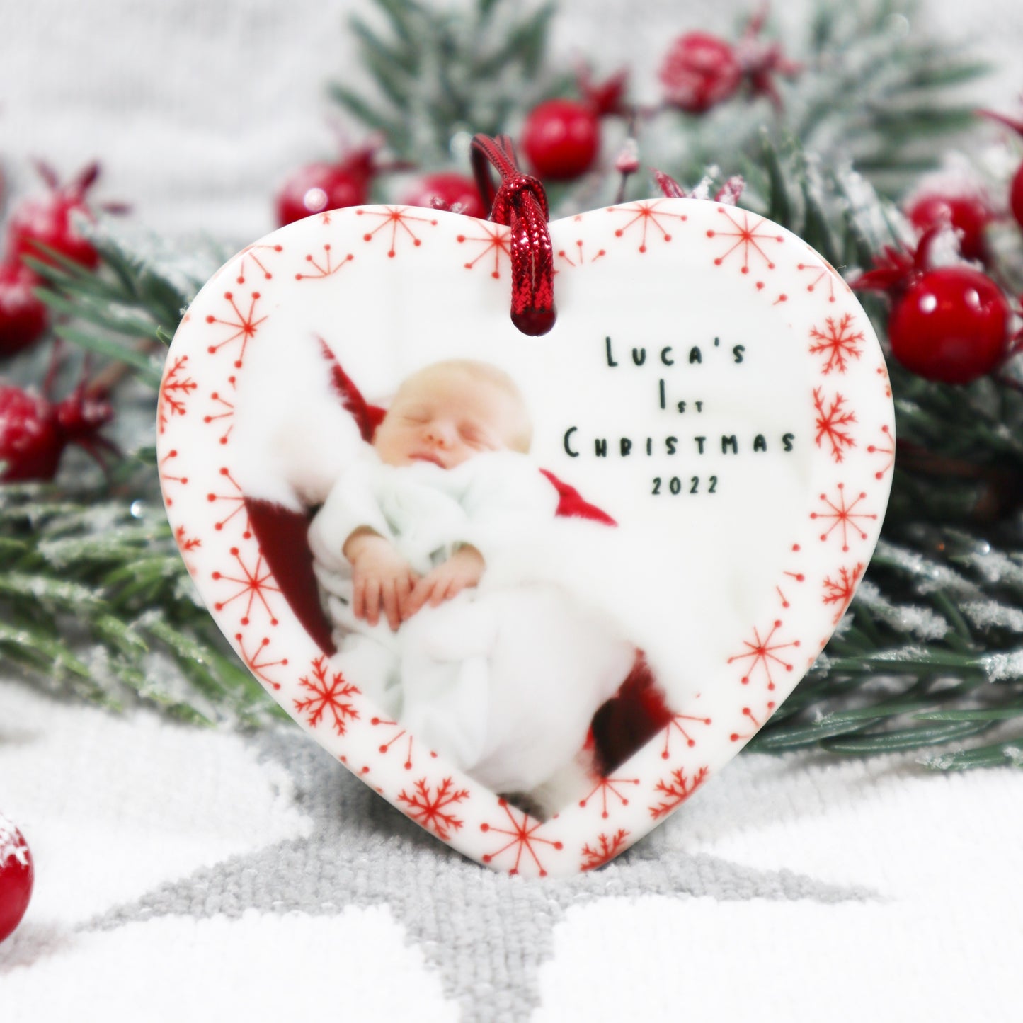 "Baby's 1st Christmas" Christmas Bauble