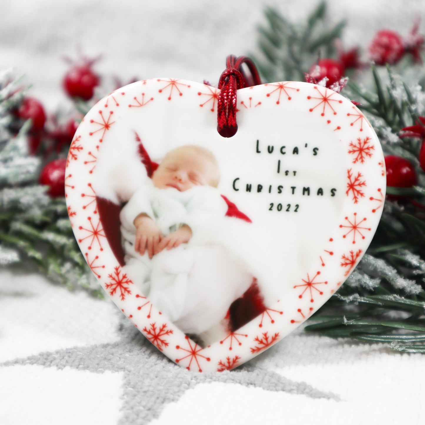 "Baby's 1st Christmas" Christmas Bauble