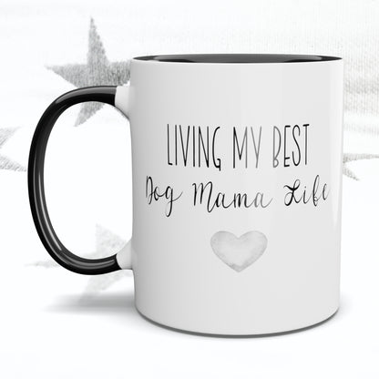 Living My Best Dog Mama Life Photo Mug