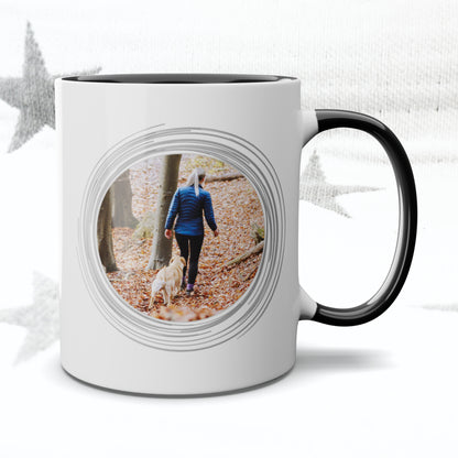 Living My Best Dog Mama Life Photo Mug