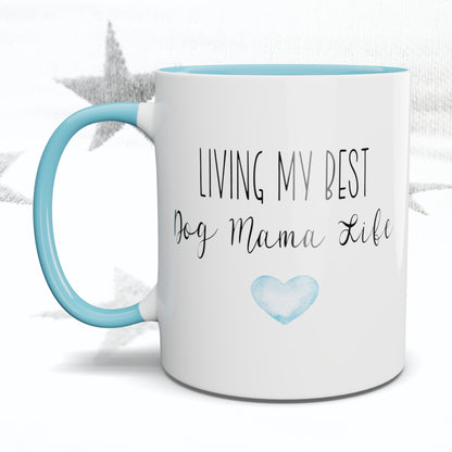 Living My Best Dog Mama Life Photo Mug