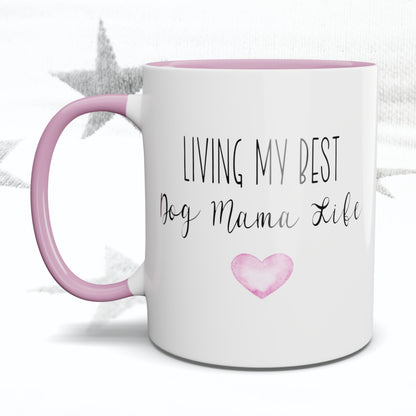 Living My Best Dog Mama Life Photo Mug