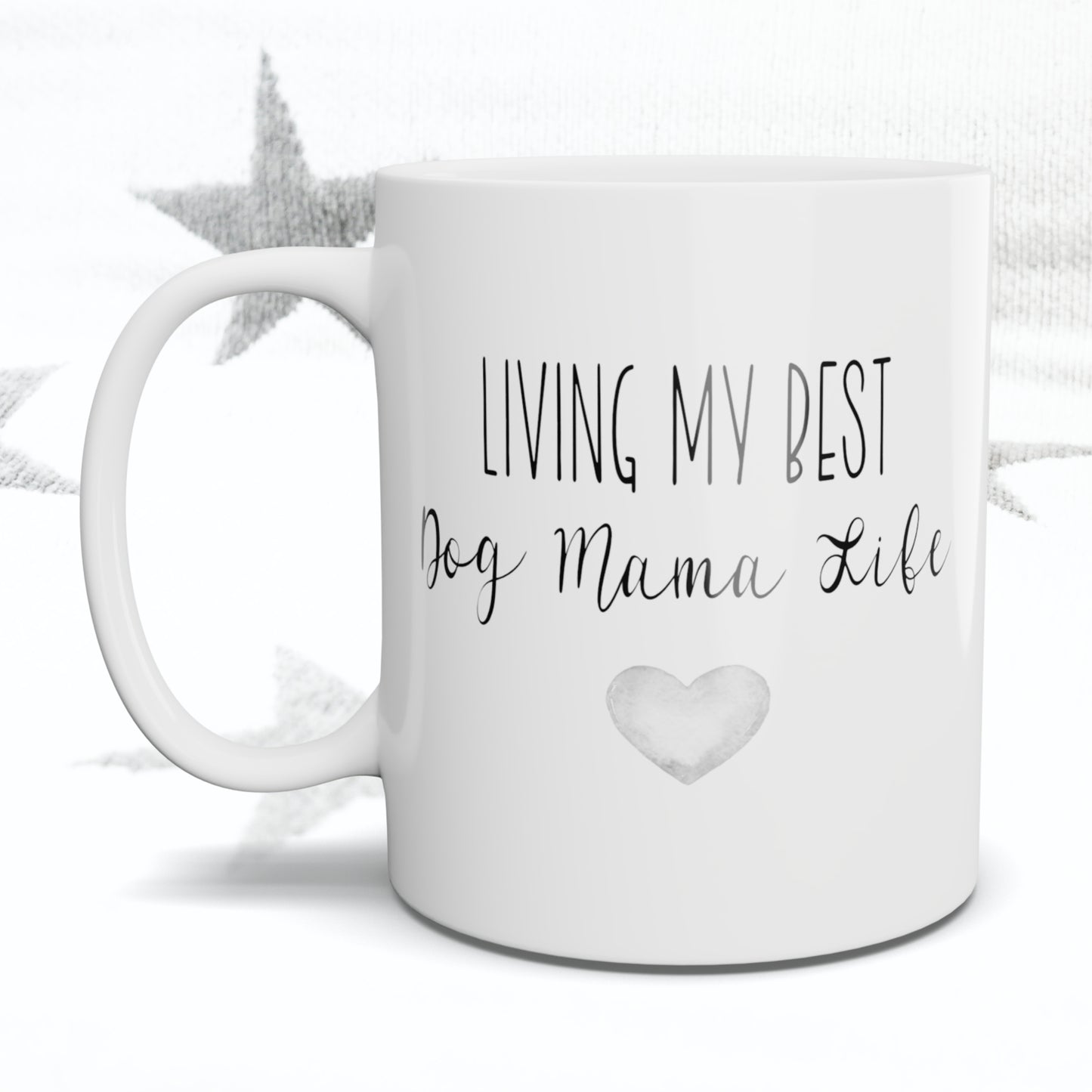 Living My Best Dog Mama Life Photo Mug