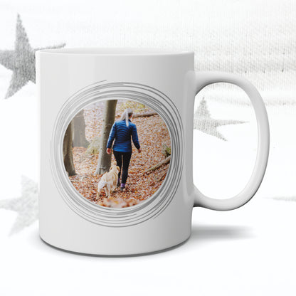 Living My Best Dog Mama Life Photo Mug