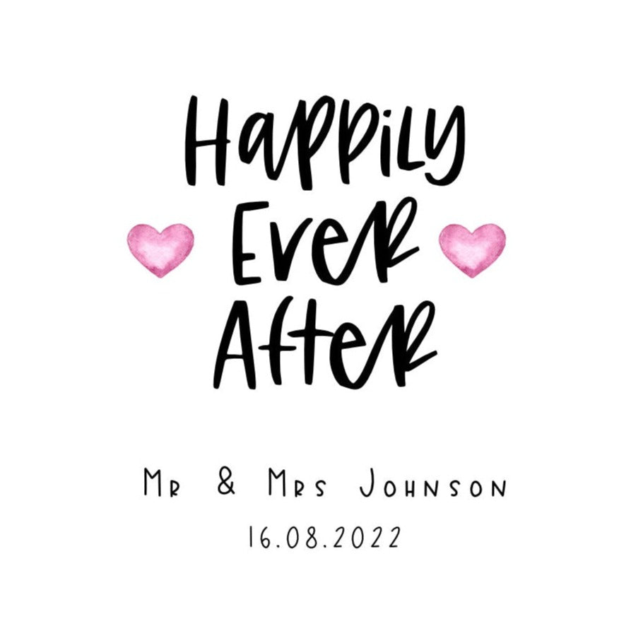 Happily Ever After - Personalised Wedding Favour Gift Bags