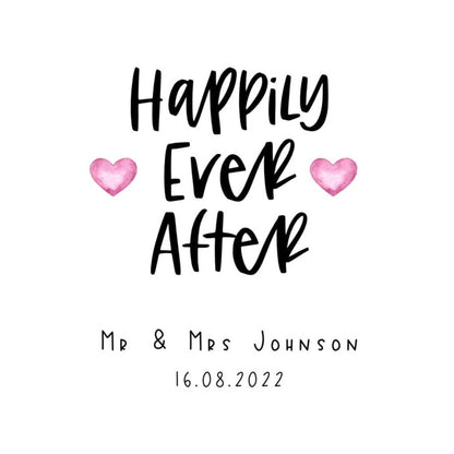 Happily Ever After - Personalised Wedding Favour Gift Bags