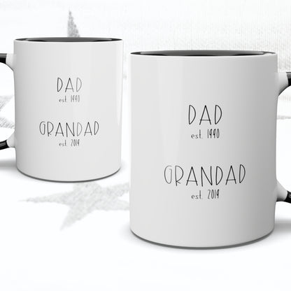 Dad & Grandad EST. Mug