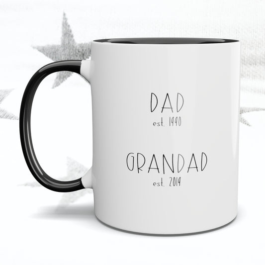 Dad & Grandad EST. Mug