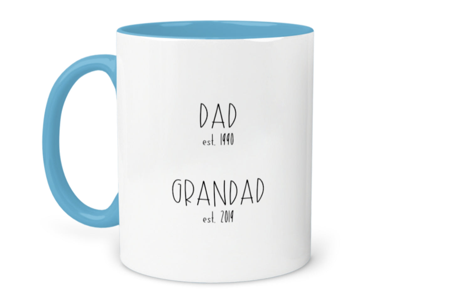 Dad & Grandad EST. Mug