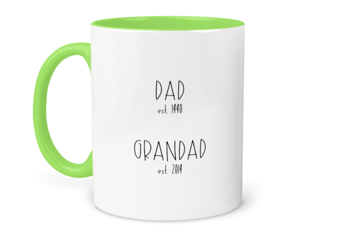 Dad & Grandad EST. Mug