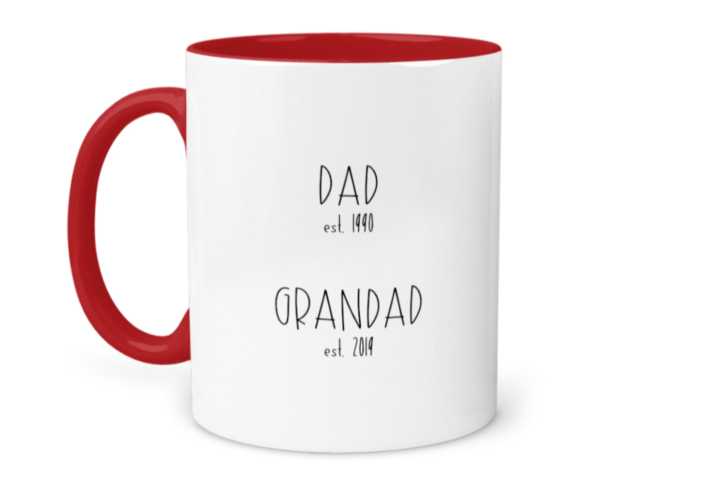 Dad & Grandad EST. Mug