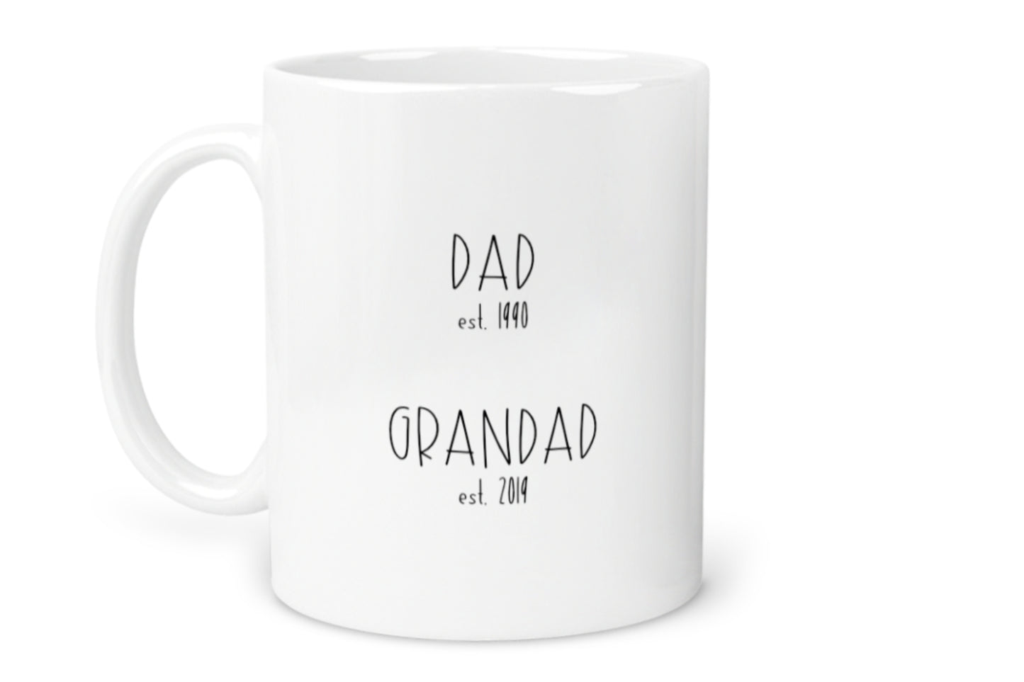 Dad & Grandad EST. Mug