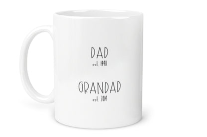 Dad & Grandad EST. Mug