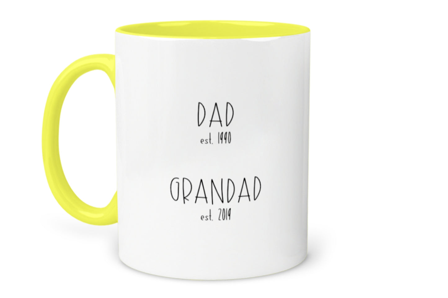 Dad & Grandad EST. Mug