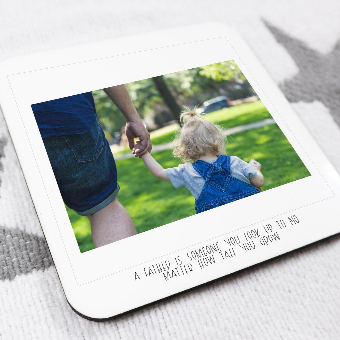 Someone you look up to, Personalised Photo Coaster