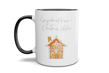 Gingerbread Kisses & Christmas Wishes Mug