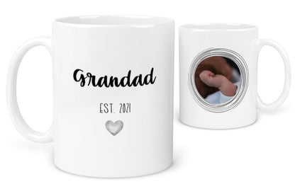 Grandad EST. Photo Mug