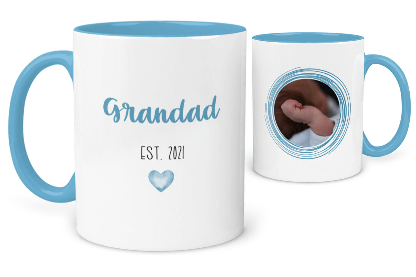 Grandad EST. Photo Mug