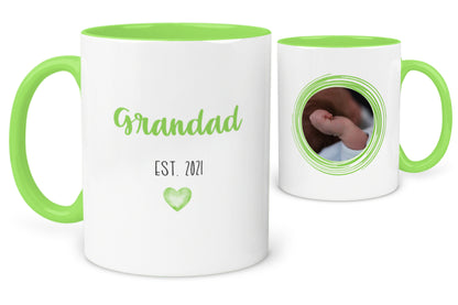 Grandad EST. Photo Mug