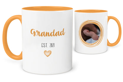 Grandad EST. Photo Mug