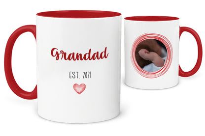 Grandad EST. Photo Mug