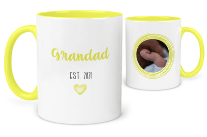 Grandad EST. Photo Mug