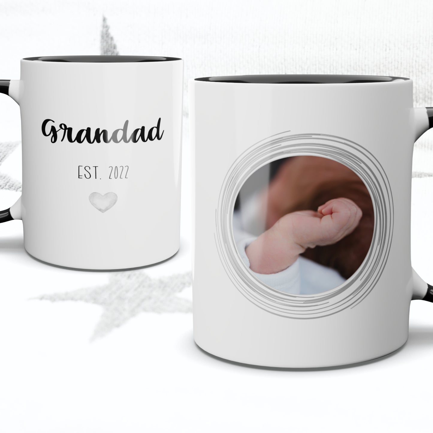 Grandad EST. Photo Mug