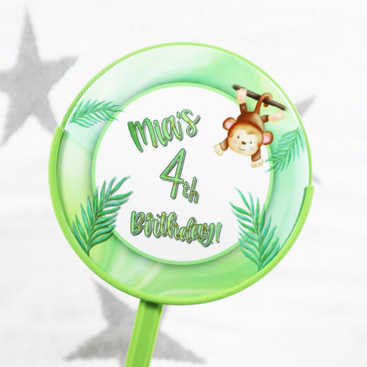 Jungle Themed - Personalised Cake Topper