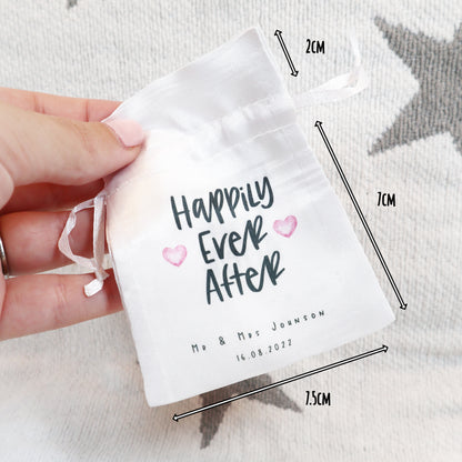 Happily Ever After - Personalised Wedding Favour Gift Bags