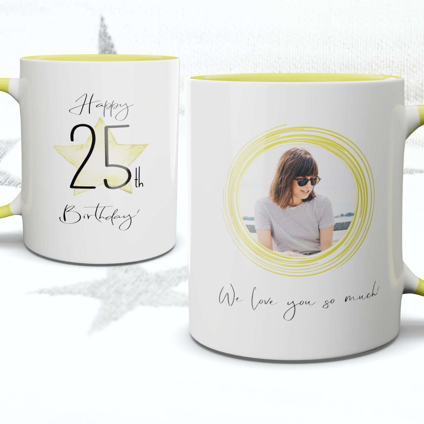 Happy Age Birthday Photo Mug