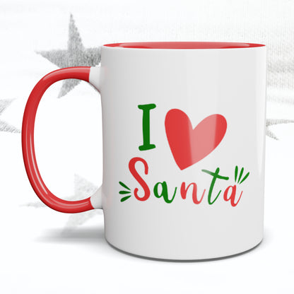 I Love Santa Mug