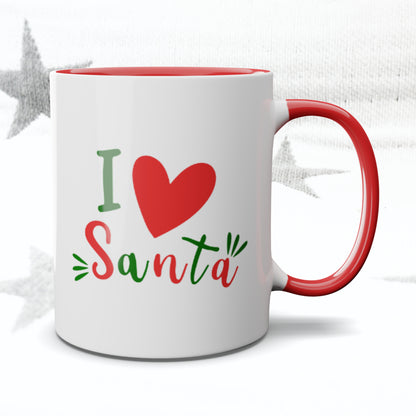 I Love Santa Mug