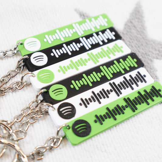 Spotify Code 3D Keyring