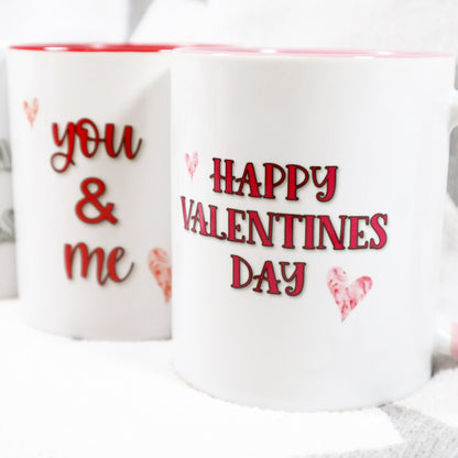 Happy Valentine's Day Personalised Photo Mug