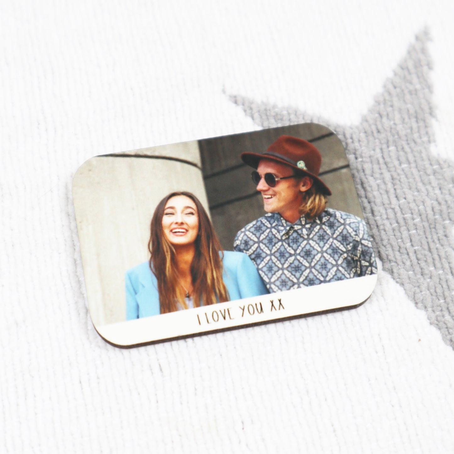 Photo Magnet with Personalised Message