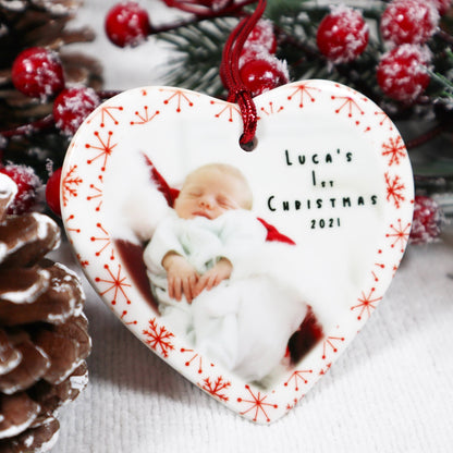 "Baby's 1st Christmas" Christmas Bauble