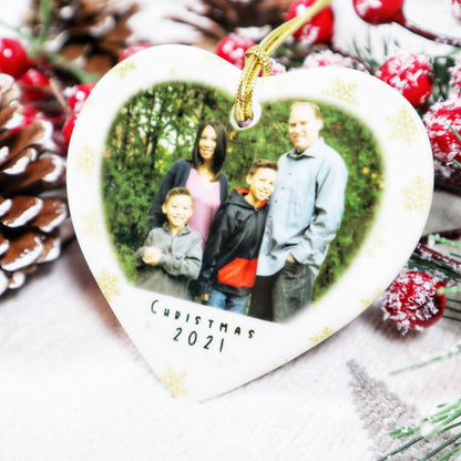 Personalised Photo Christmas Bauble