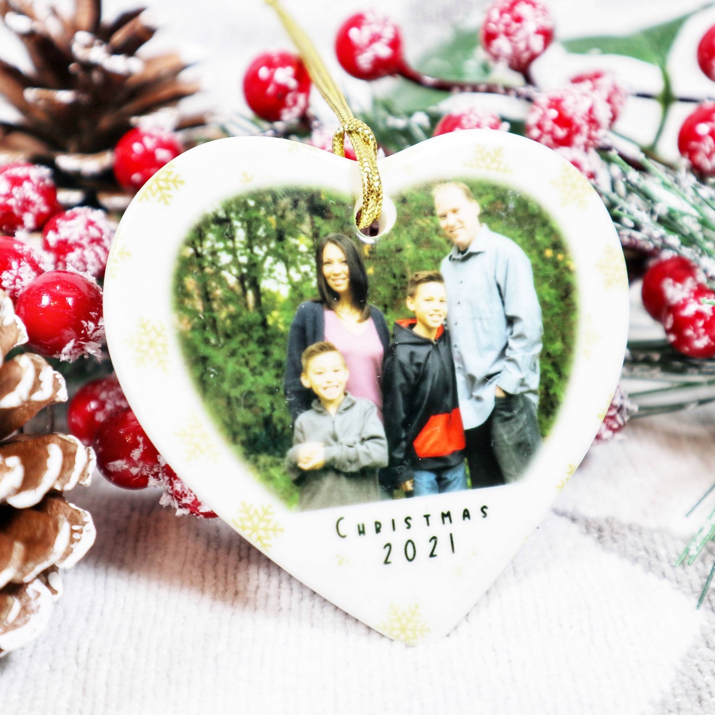 Personalised Photo Christmas Bauble