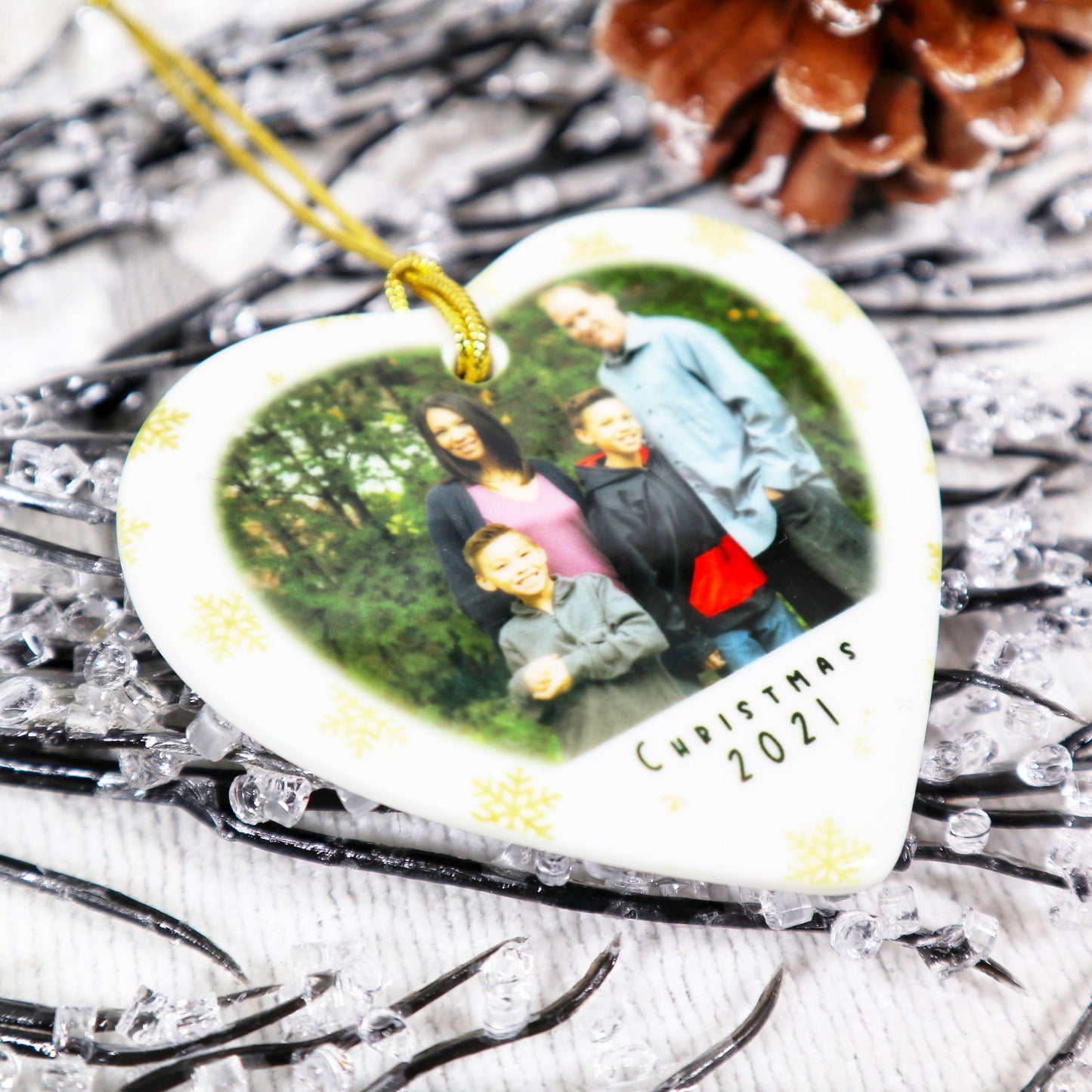 Personalised Photo Christmas Bauble