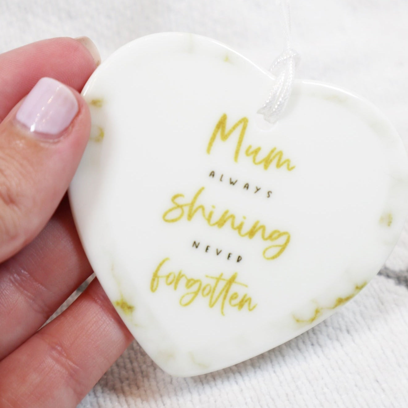 Always shining, never forgotten - Ceramic Decoration