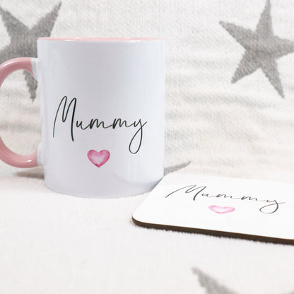 Personalised "Mummy" Mug with Coaster