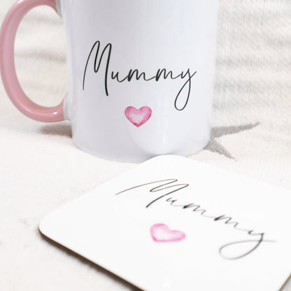 Personalised "Mummy" Mug with Coaster