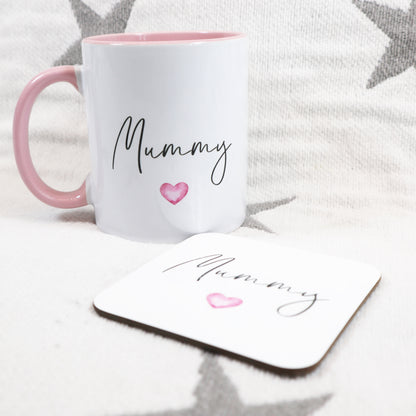 Personalised "Mummy" Mug with Coaster